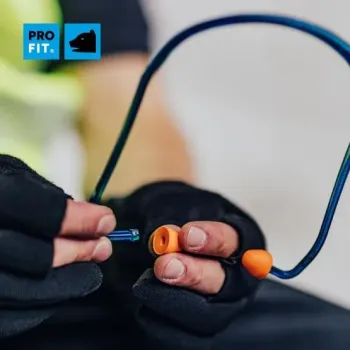 Pro-​Fit® Gehörschutzbügel-​Proflex 24 SNR 24 db (A), mit orangen Stöpseln